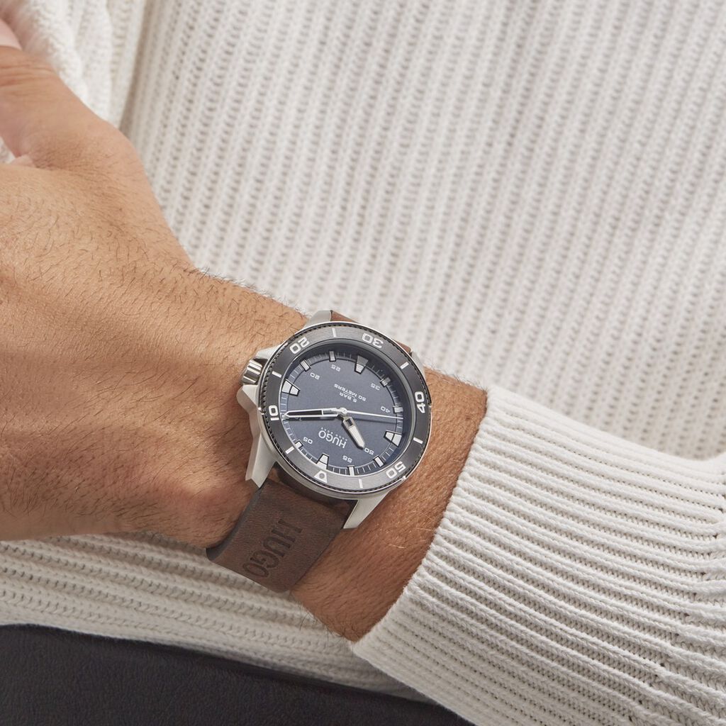Montre Hugo Streetdiver Bleu