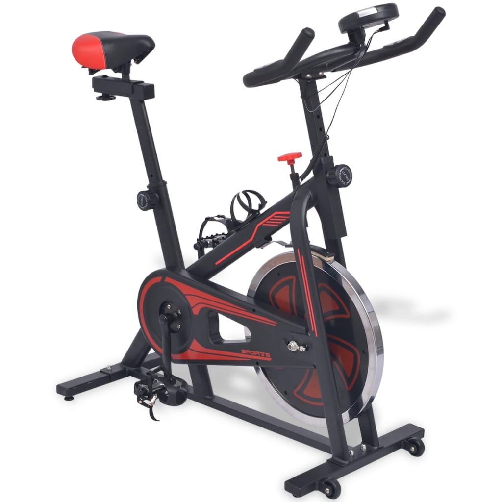 Bicicleta ergométrica com sensores de pulso