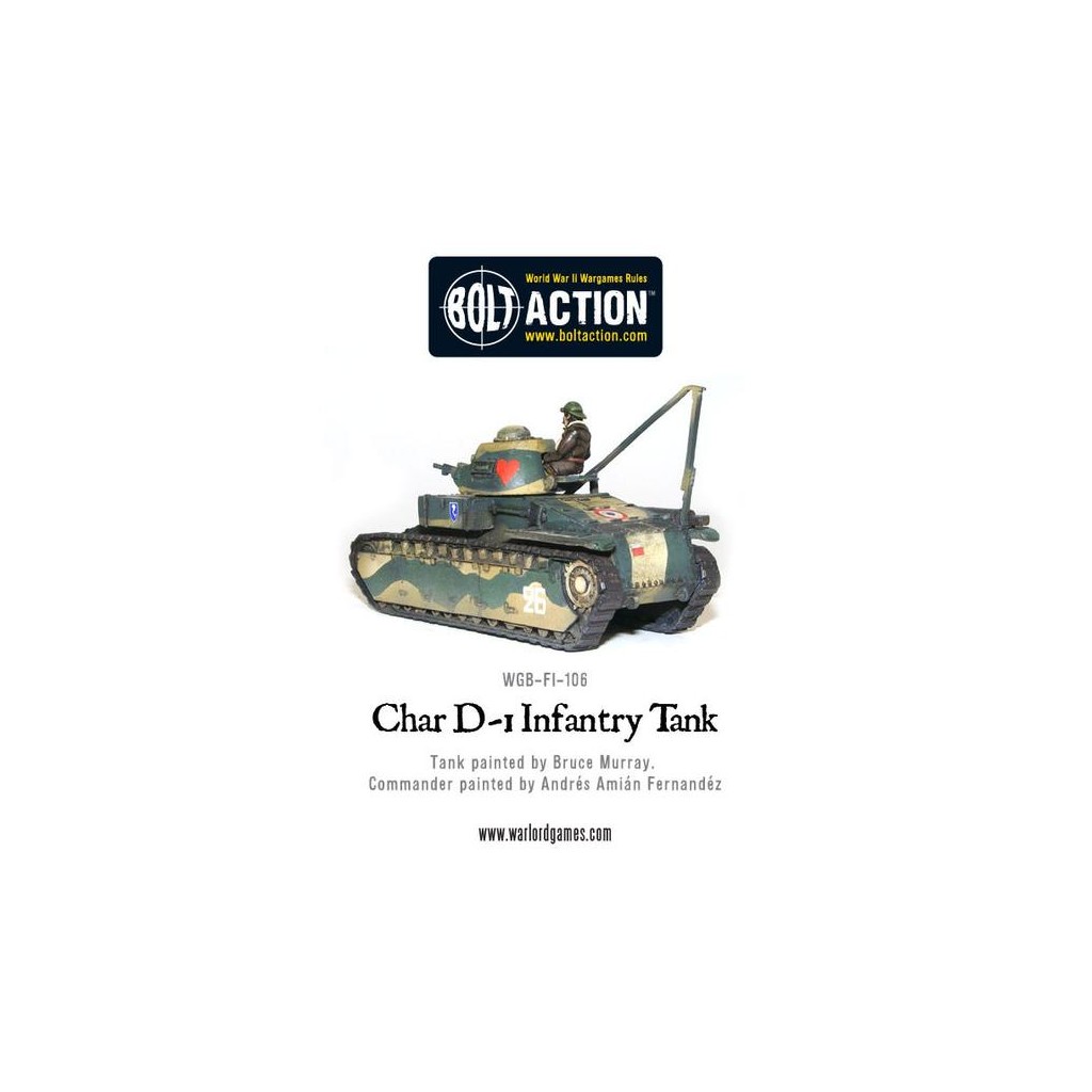 Bolt Action - French - D-1 Infantry Tank