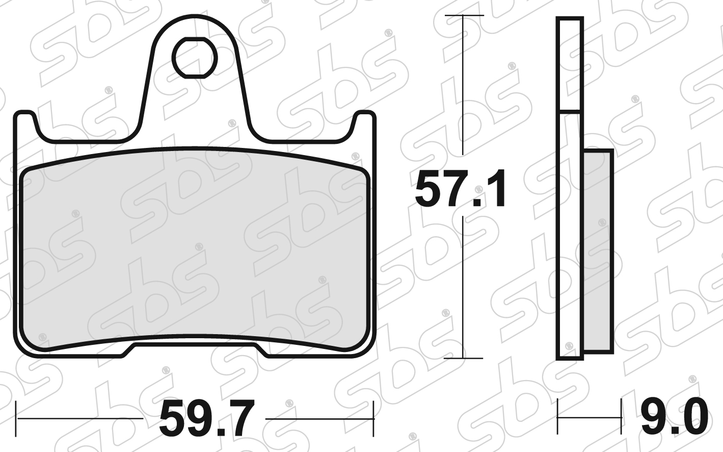 SBS - Plaquettes de frein 765 LS