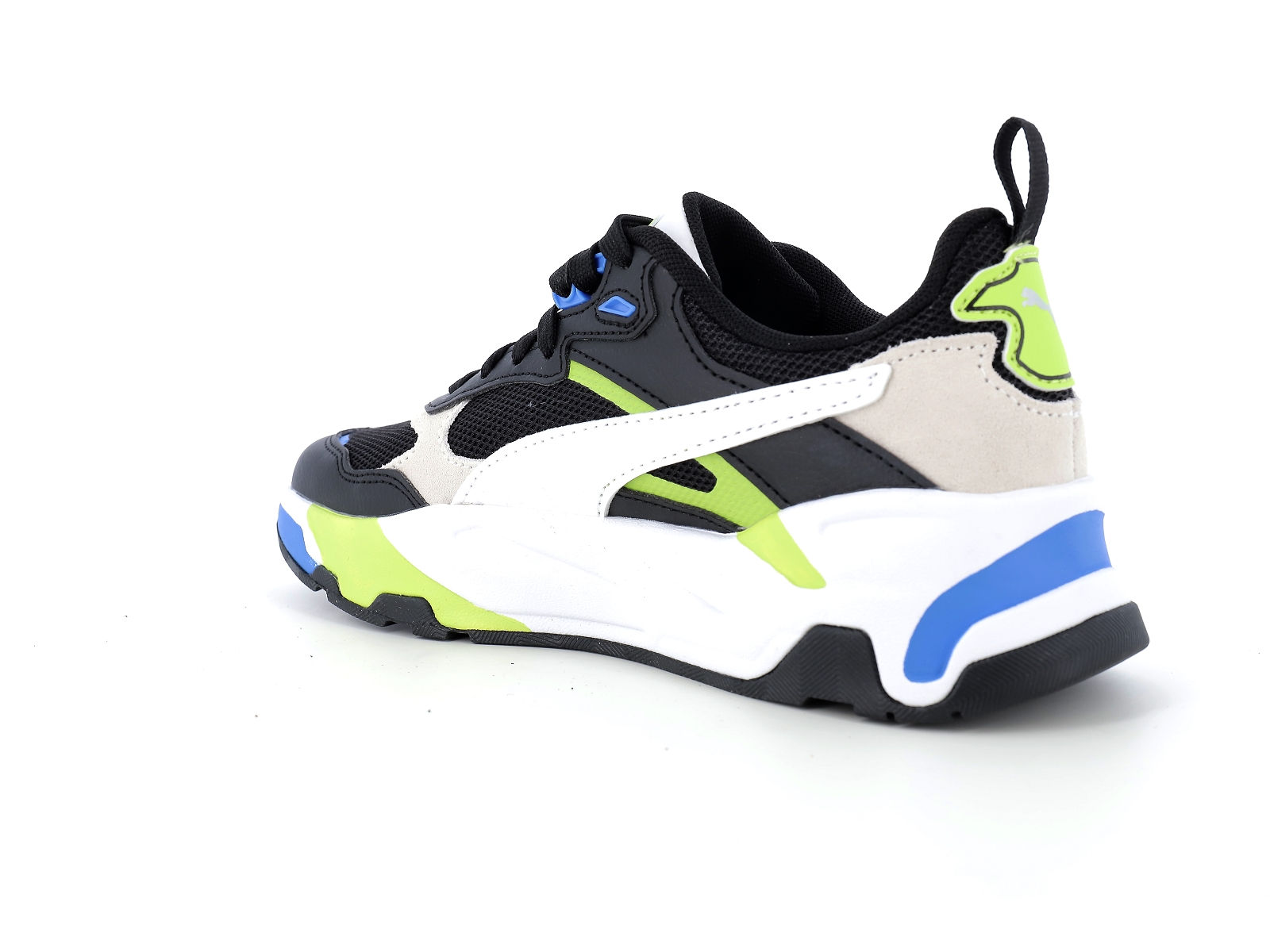 Puma-390838 Synthétique Noir Vert