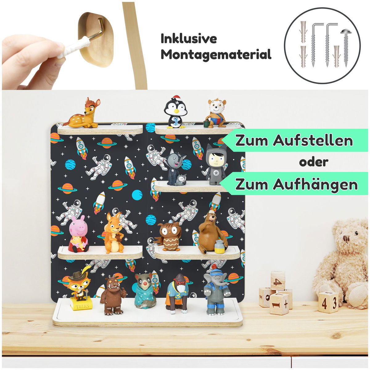 stadteckenstadtecken   Regal für Toniebox 1 und 2 Erweiterung Kosmos