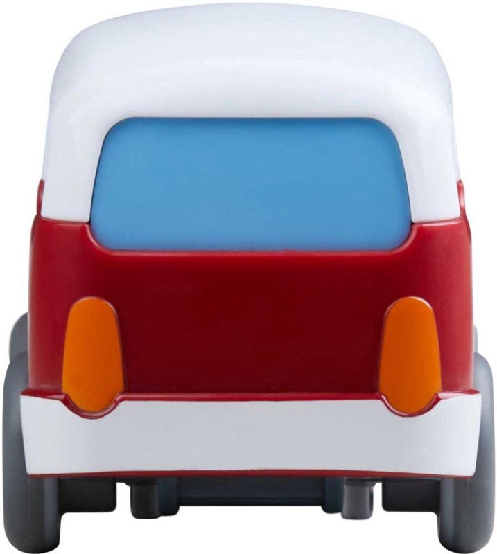 Haba - Kullerbu Houten Knikkerbaan - Rode Bus - Vliegwielmotor