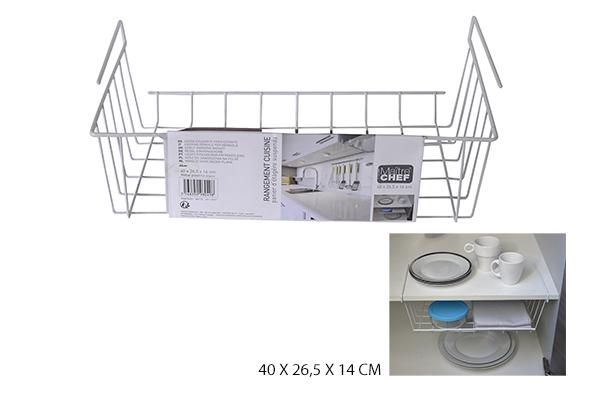 PANIER RANGEMENT ETAGERE 40X26.5X14CM