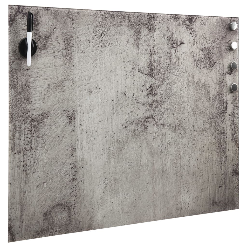 vidaXL Magnetisch wandbord, glas, 40 x 40 cm