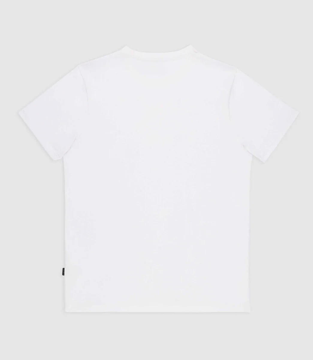 T-shirt à manches courtes à imprimé blanc GARY