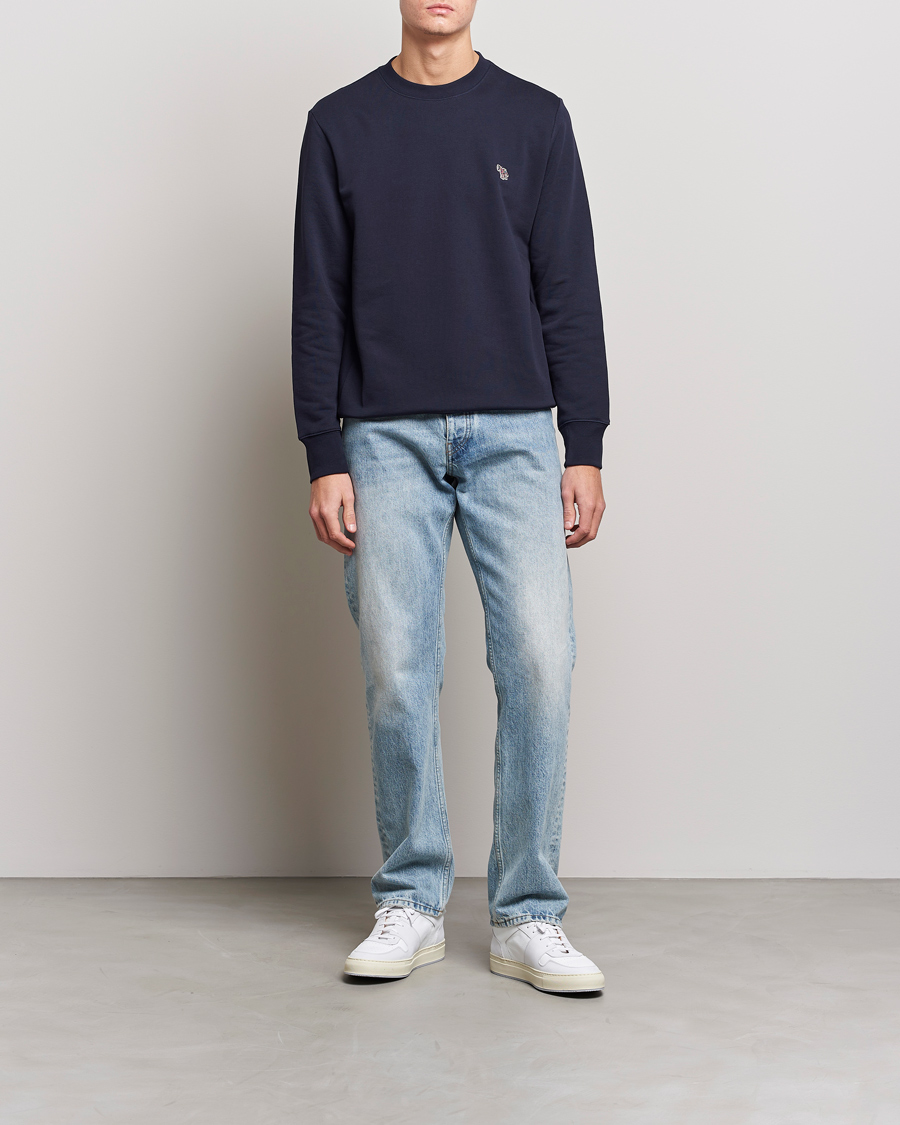 PS Paul Smith Zebra Organic Cotton Sweatshirt Navy