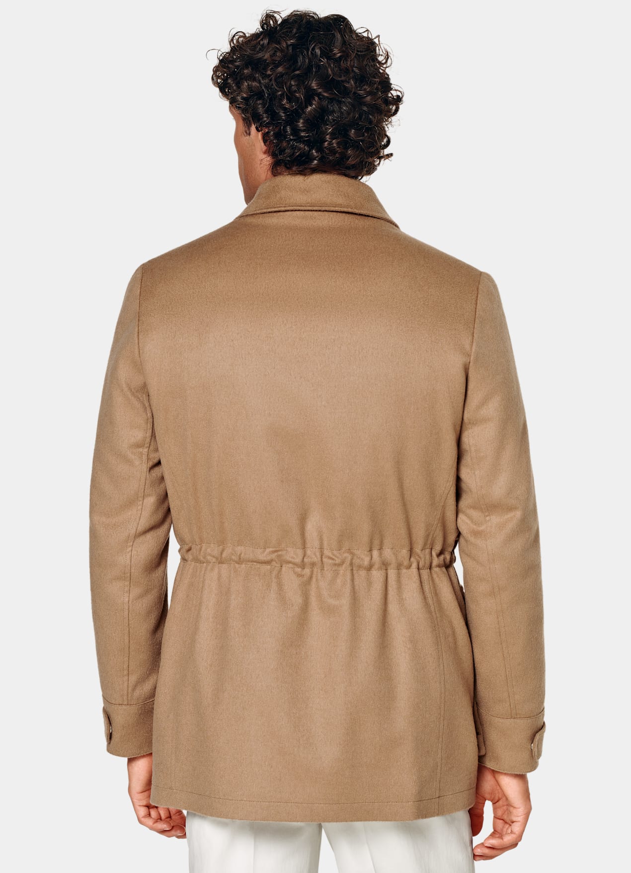 Saharienne garnie de duvet marron moyen
