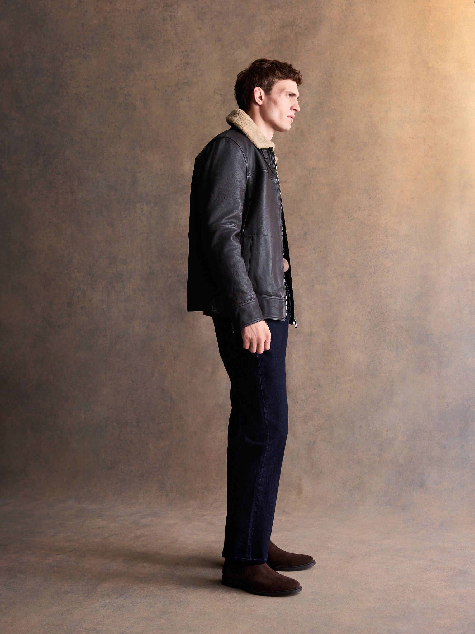 Donker indigo met wassing - Bootcut - Vintage wash denim jeans