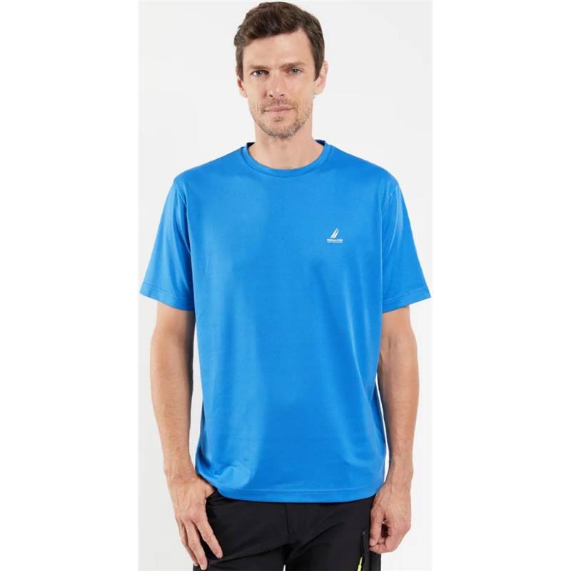 Tee Shirt Manches Courtes Homme Bermudes Valewood - Turquoise
