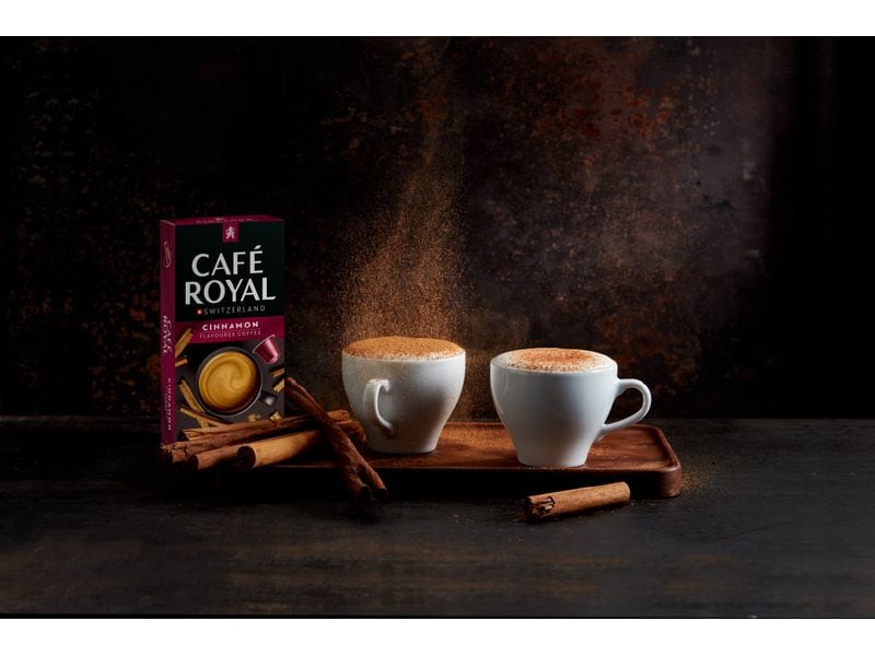 Café Royal Kaffeekapseln für Nespresso Cinnamon 100 Stück Kaffeekapseln für Nespresso Maschinen