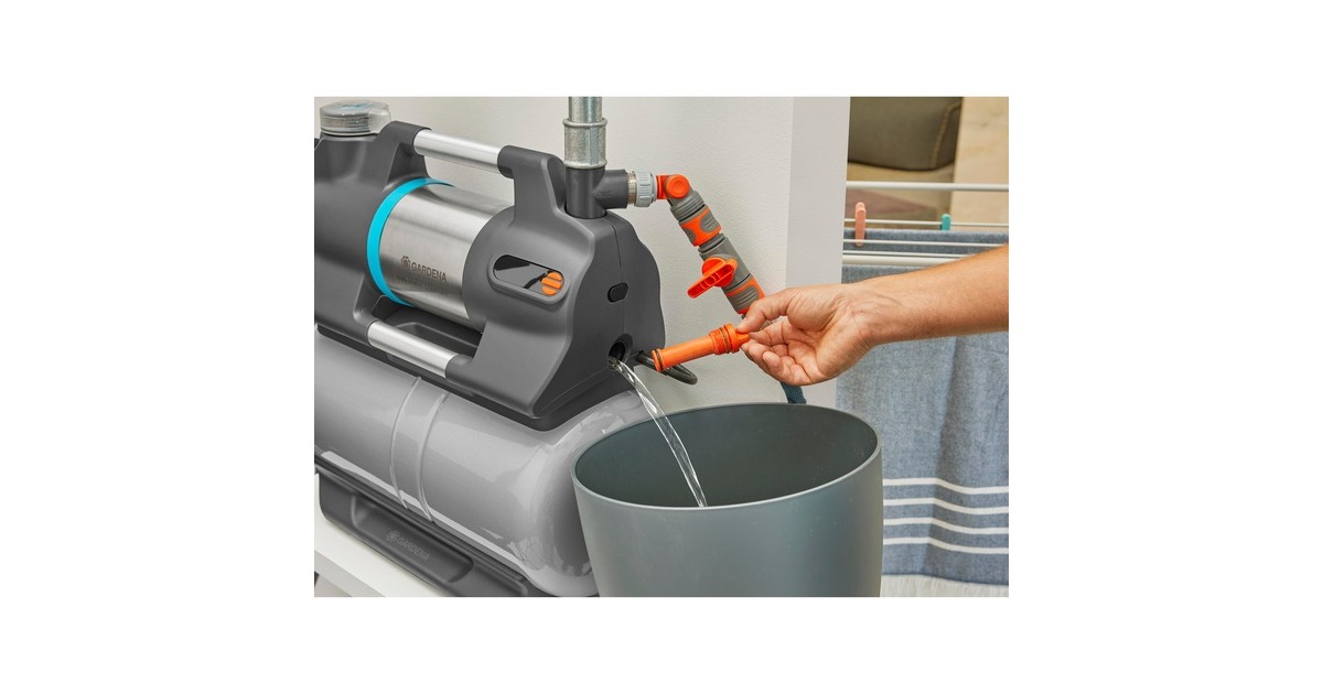GARDENAHydrofoorpomp 6300 SilentComfort  (Grijs/roestvrij staal, Bluetooth)