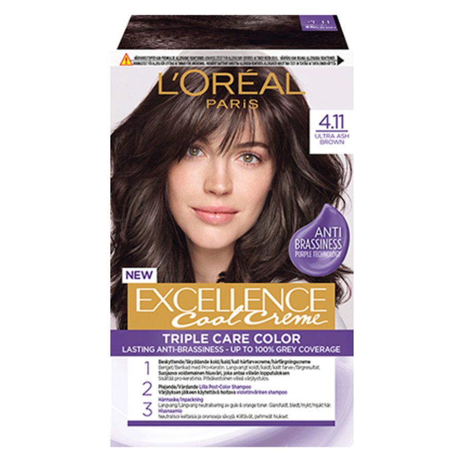 L'Oréal Paris Excellence Cool Creme 4.11 Ultra Ash Brown