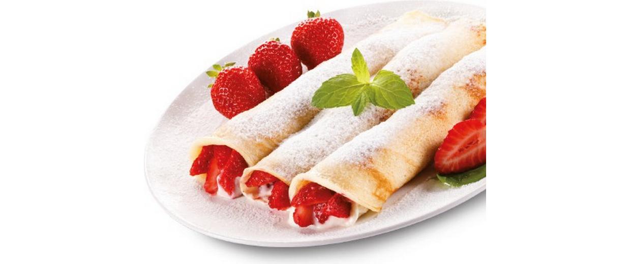 Teigschaber 14 cm, GelbCrêpes-Spatel