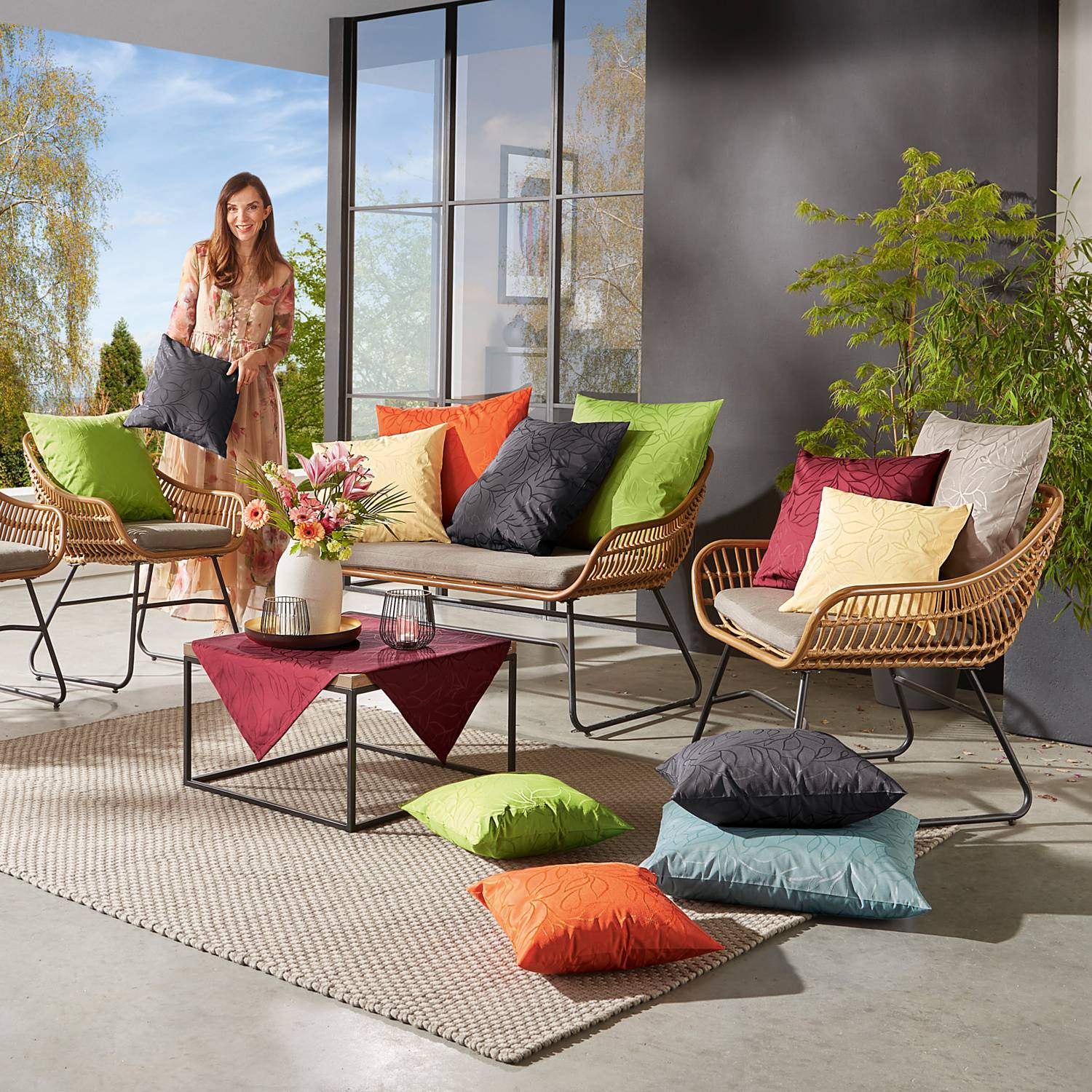 Erwin Müller Outdoor-Kissenhülle 