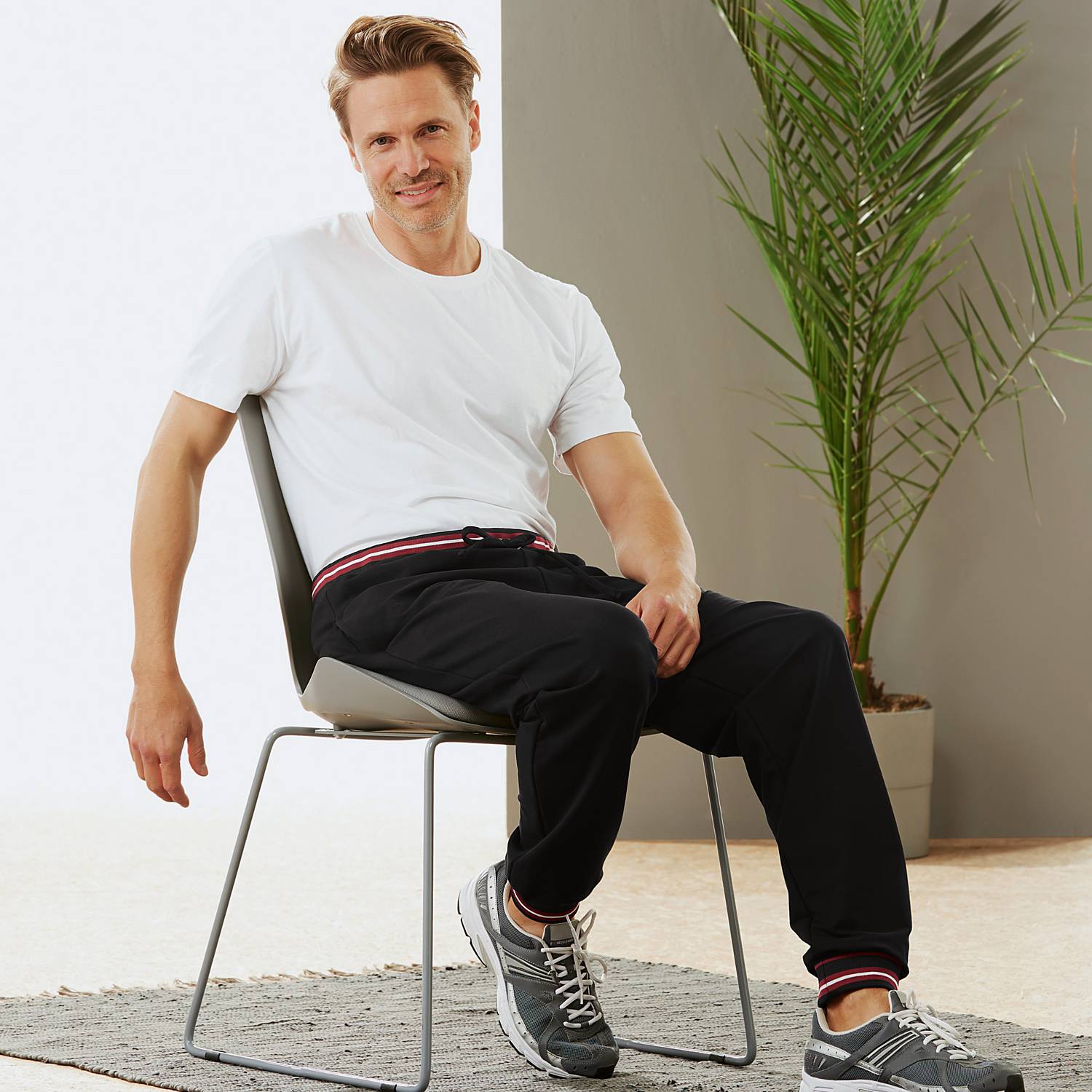 Erwin Müller Sweat Herren-Freizeithose, lang