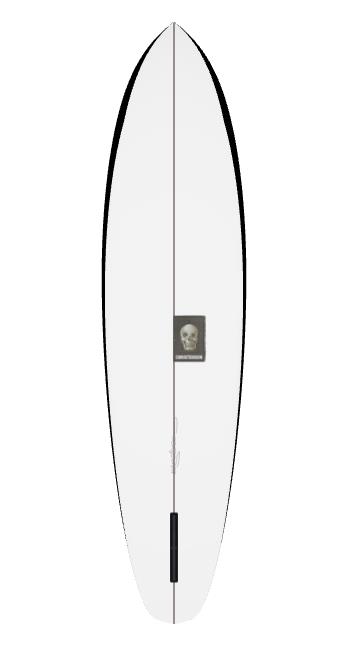 Christenson Surfboards Ultra Tracker - Black Rails - 7'6 x 21 3/8