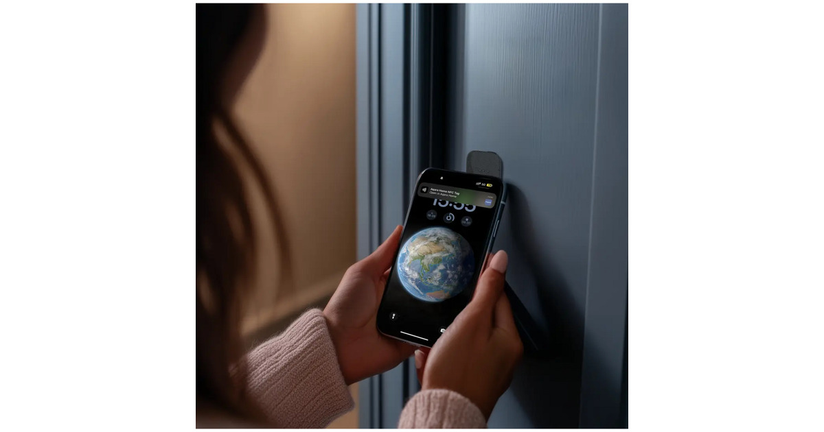 AqaraSmart Lock U200 Lite Kit elektronisch deurslot  (Wit, Matter via Thread, Bluetooth 5.1, NFC)