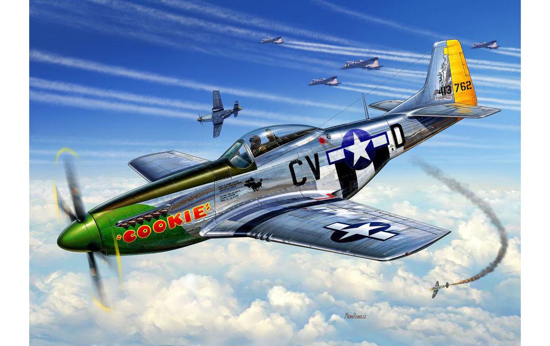 Bausatz P-51D Mustang 1:72Kunststoff Modellbausatz