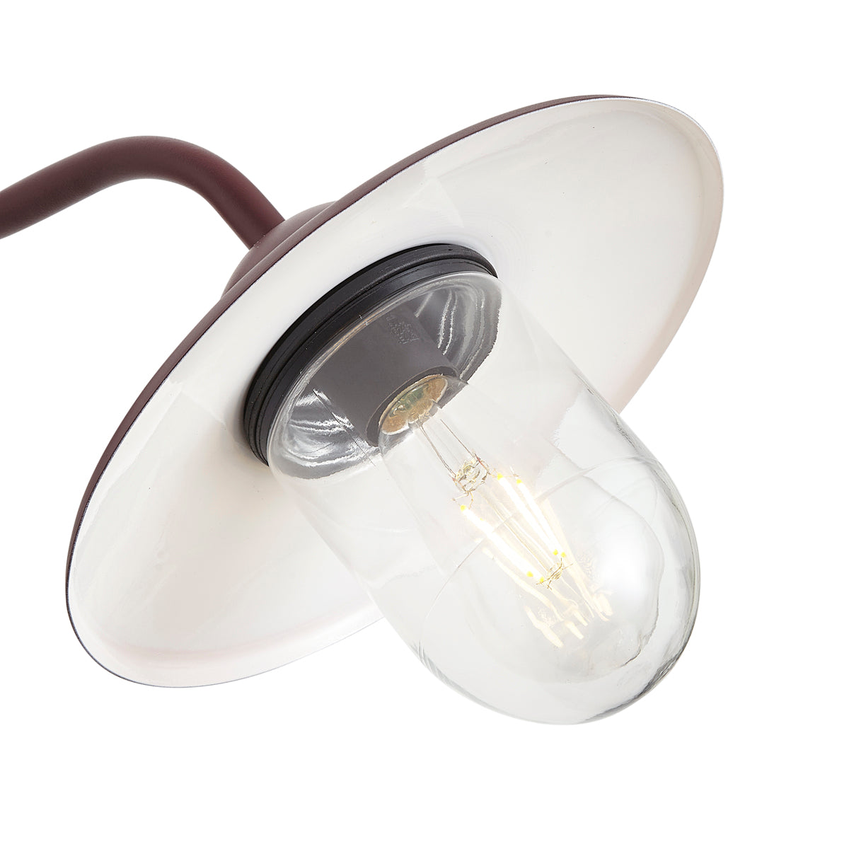 QAZQA Buiten wandlamp donker rood IP44 - Munich
