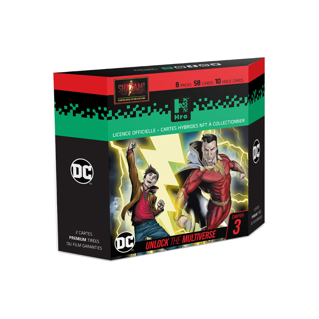 Hro Cartes Hybrides - Shazam (Chap.3) - 8 Pack Premium