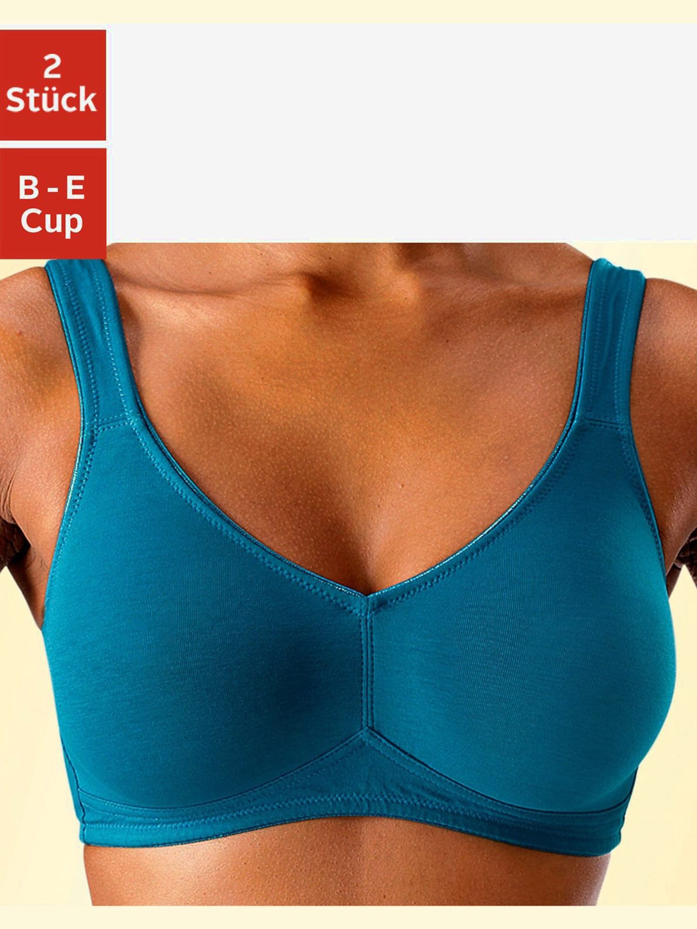 Soutien-gorge doux soutien-gorge en coton, bonnets sans coutures
