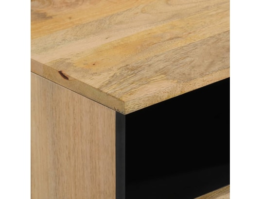 VIDAXL - Table de chevet 40x33x46 cm bois de manguier solide