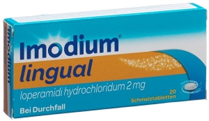 IMODIUM lingual Schmelztabletten 2mg, 20 Stück