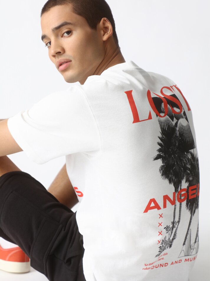 Camiseta estampada - Branca