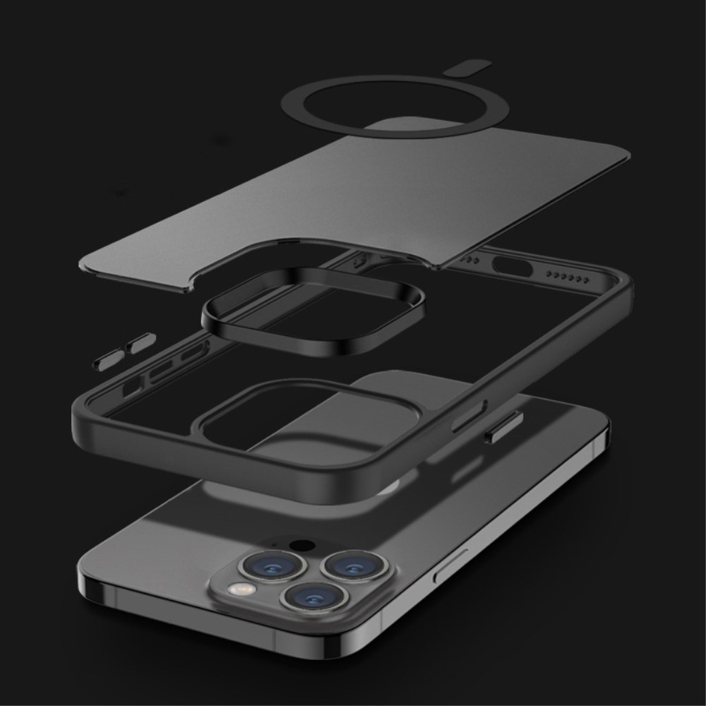 iPhone 14 Pro MagSafe Hybrid Hülle mit TPU Bumper - Blau
