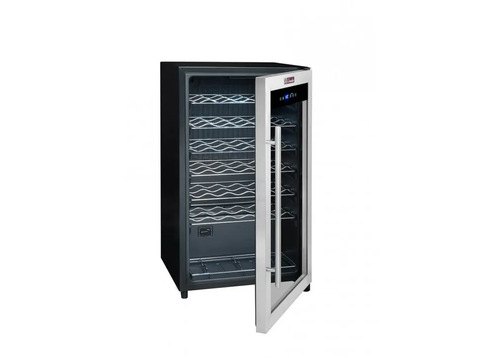 La Sommelière Service LS34A - Vinkøler - bredde: 48 cm - dybde: 43 cm - højde: 83.8 cm - Klasse G - rustfrit stål