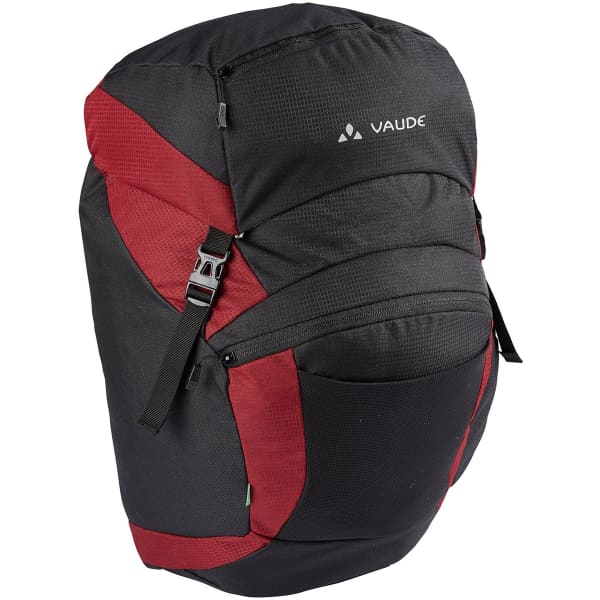 Saccoche Vélo VAUDE ONTOUR BACK BLACK/CARMINE