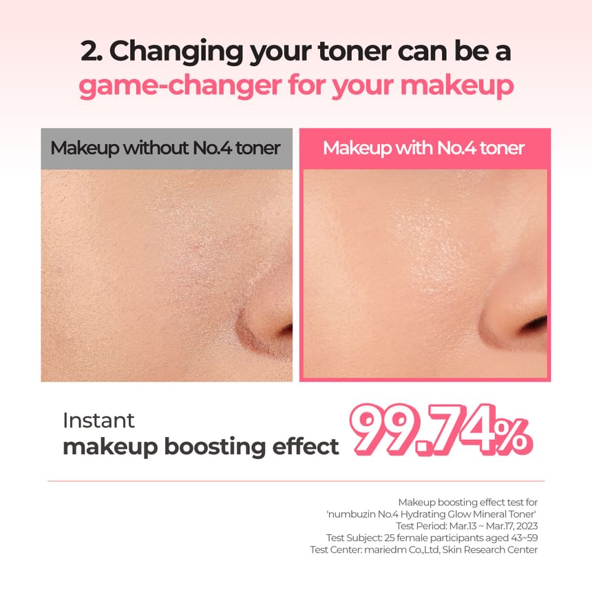 numbuzin - No.4 Hydraterende Glow Minerale Toner
