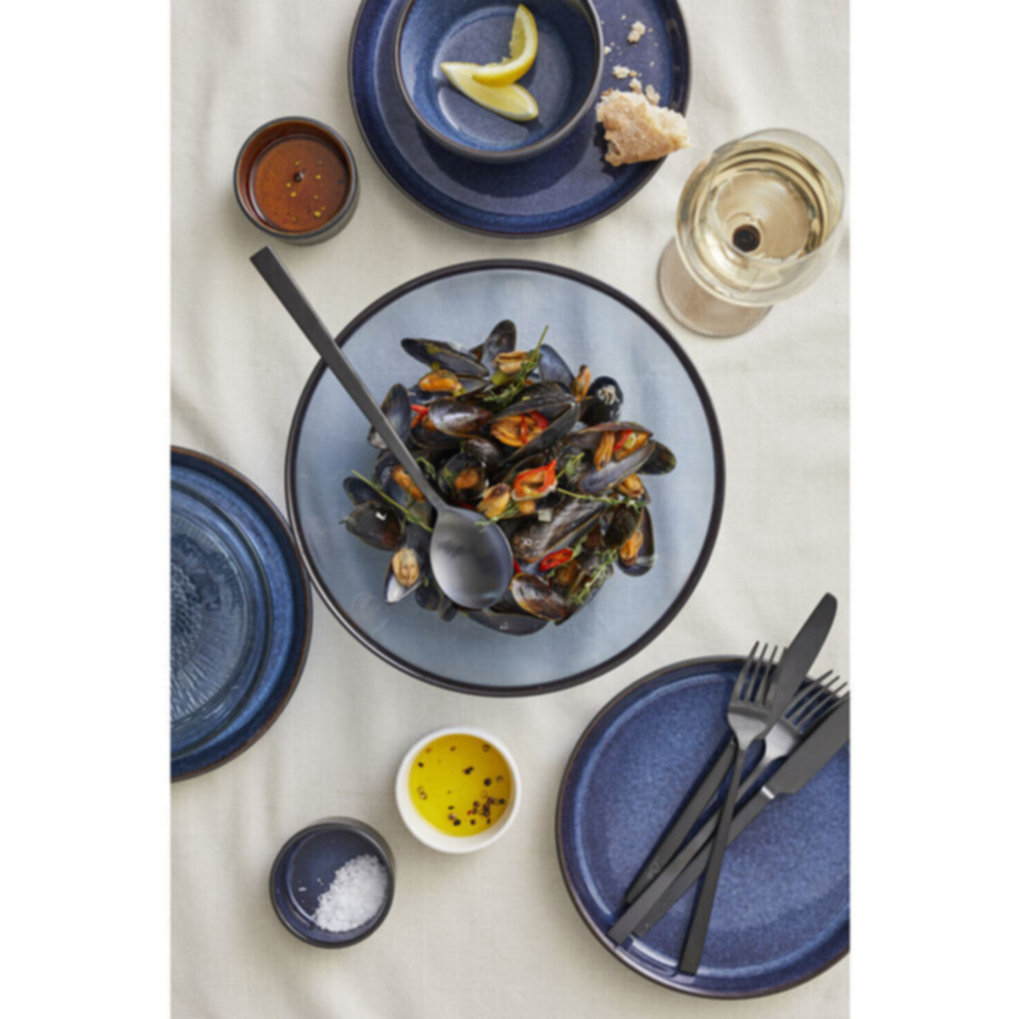 Bitz Desserteller blau 21cm