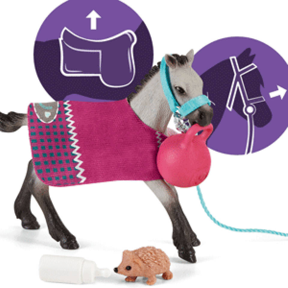 schleich HORSE CLUB spelplezier met veulen 42534