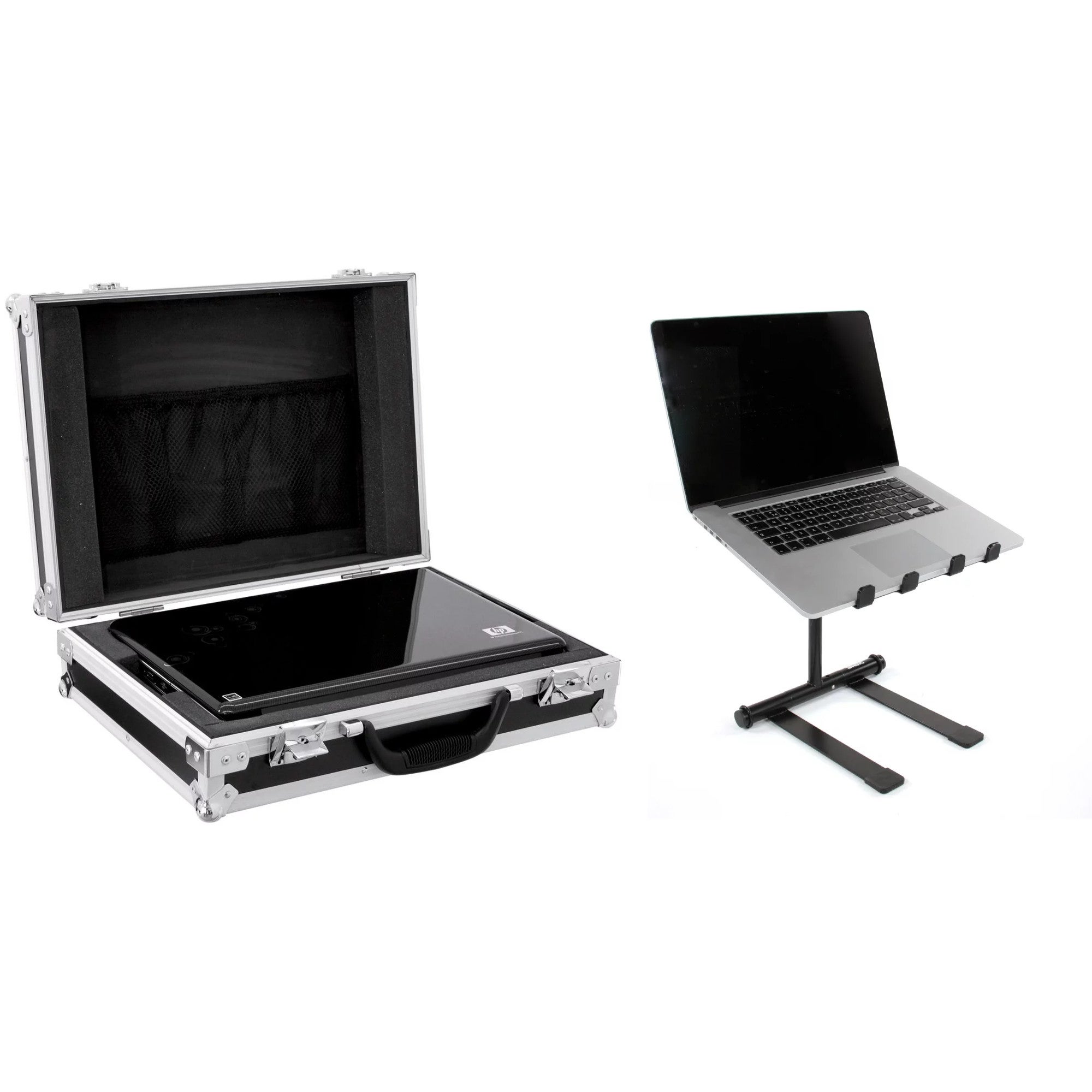 Omnitronic LC-15 15 inch laptopkoffer + statief
