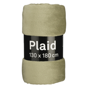 Fleece plaid l.groen - l180xb130cm