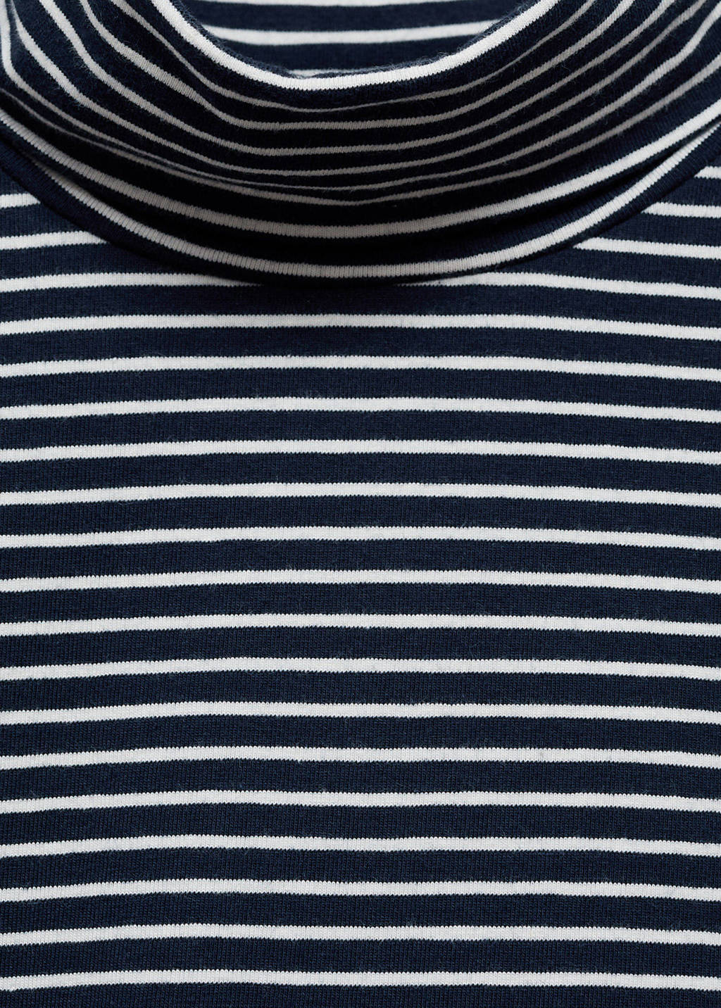 MANGO TEEN top met col donkerblauw