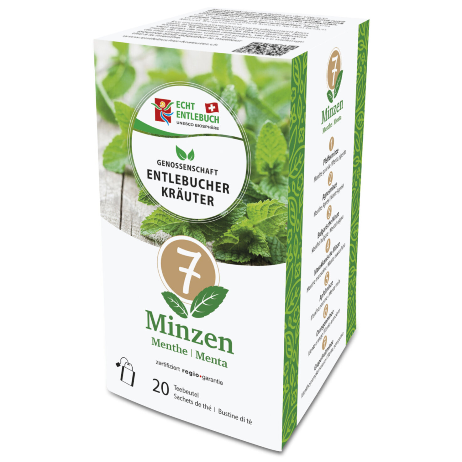 Echt Entlebuch 7-Minzen-Tee 20 Portionen