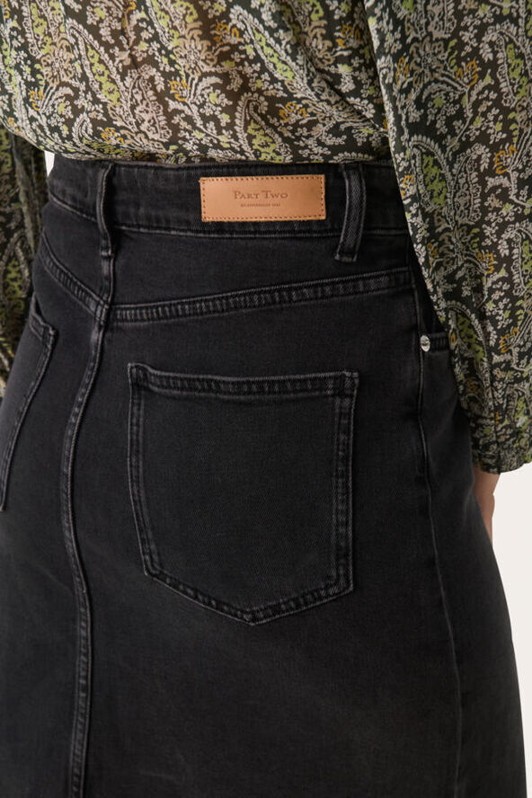 Part Two LejaPW SK Washed black denim