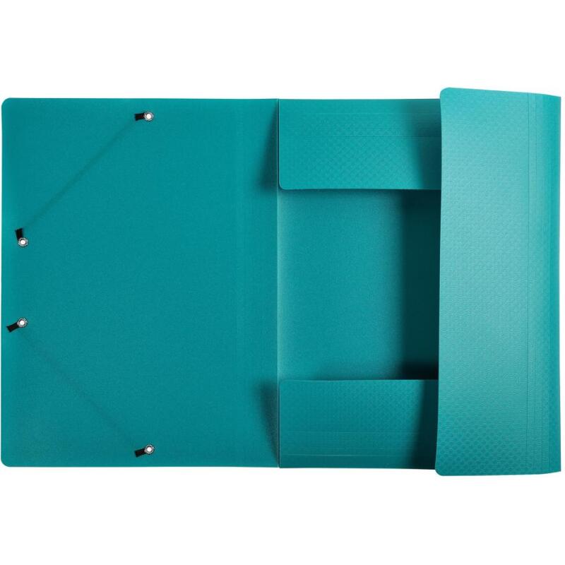 Chemise à élastiques 3 rabats PP OPAK - A4 - Vert foncé