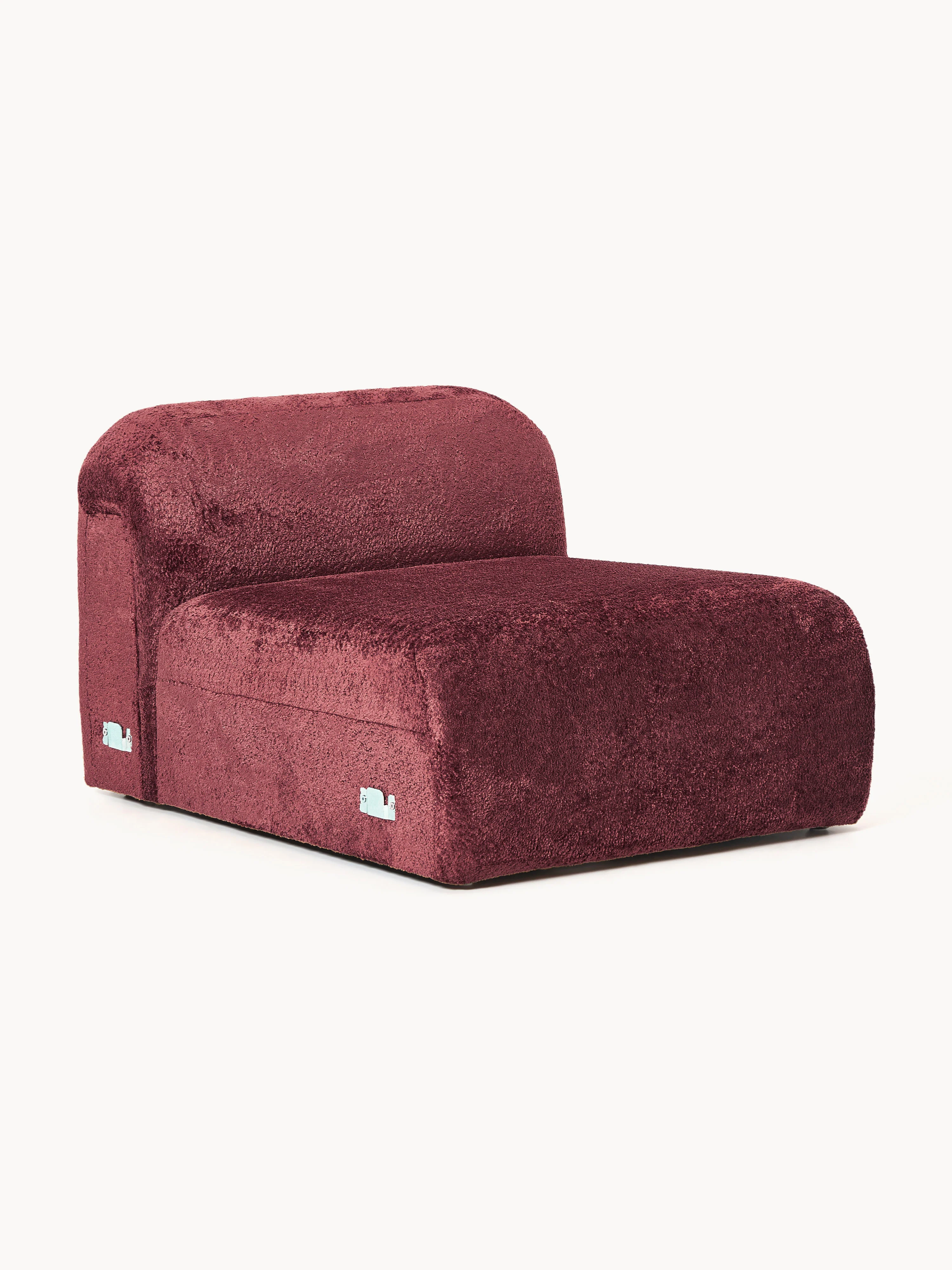 Middelste module Wolke van teddy-bouclé