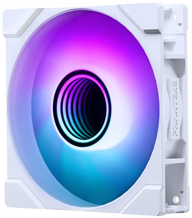 Phanteks M25 Gen2 Reversed Airflow DRGB 120mm PWM-blæser (hvid)