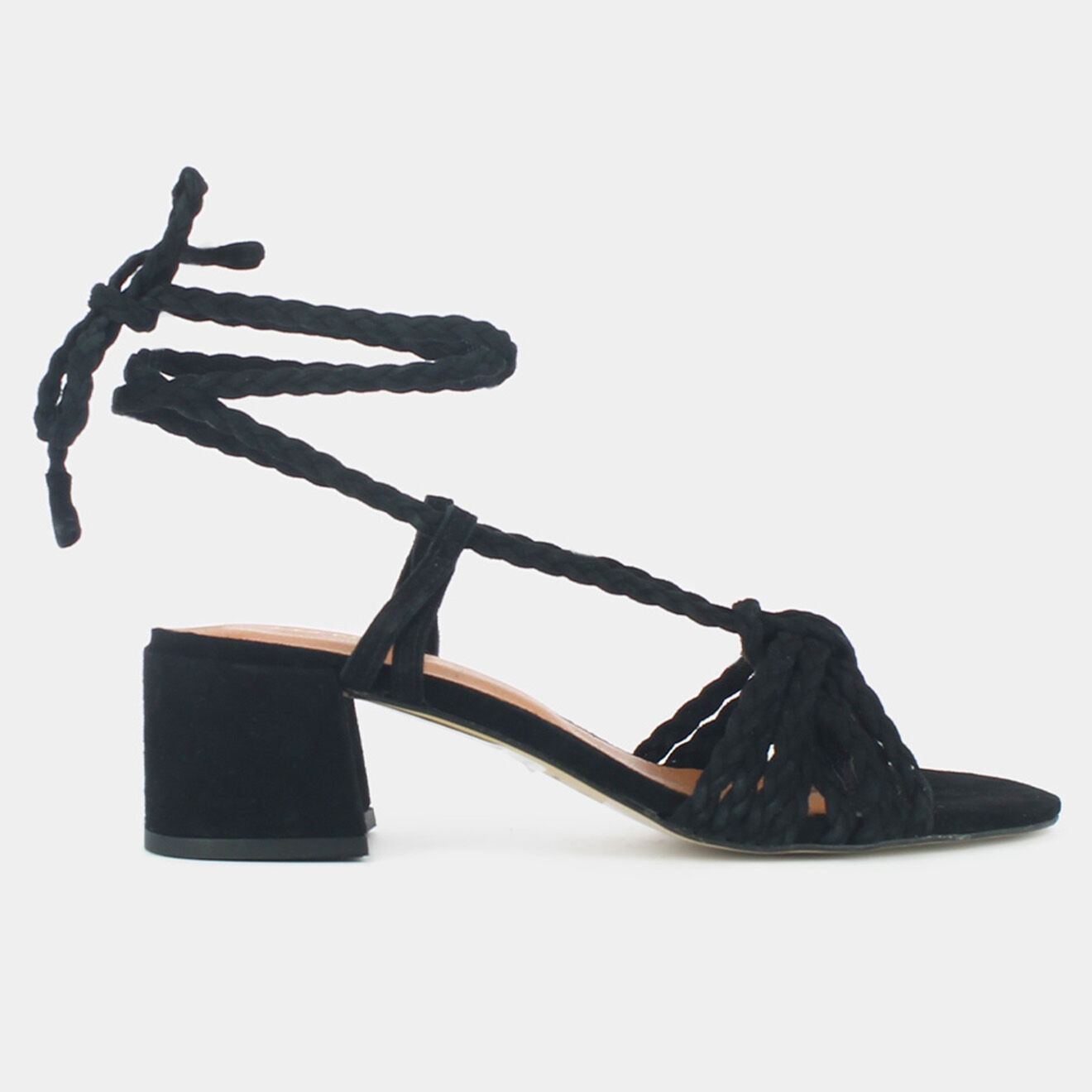 Jonak Sandales en Velours de Cuir Archimede noires