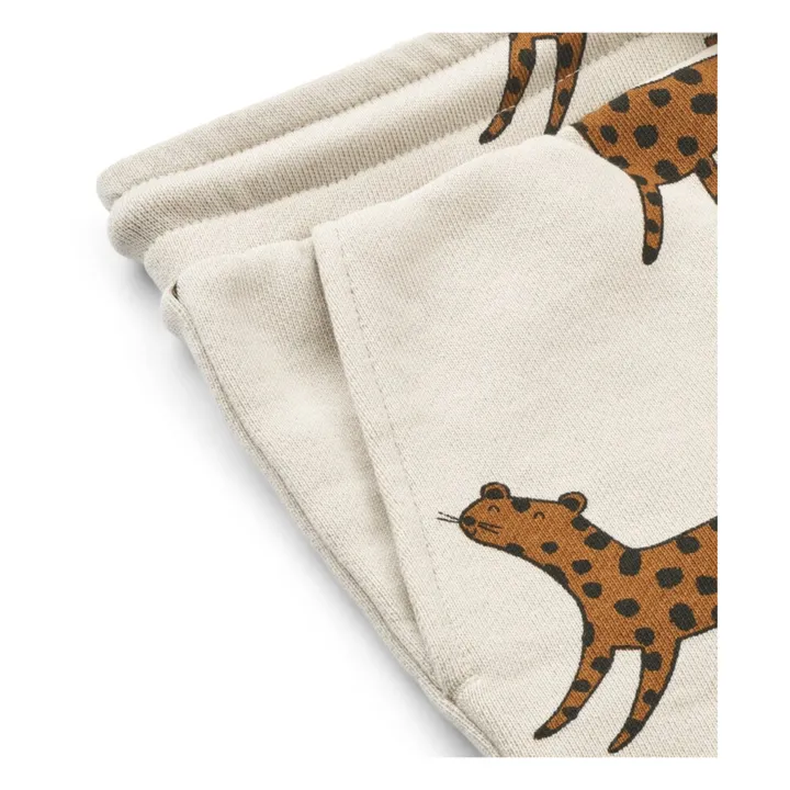 Liewood Short Molleton Coton Bio Gram  | Ecru