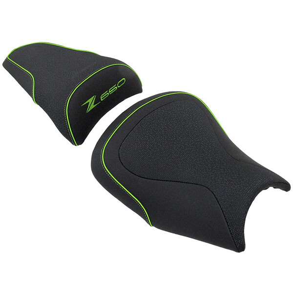 Bagster - Selle Ready Kawasaki Z650 (2017-2019) Noir / Vert fluo