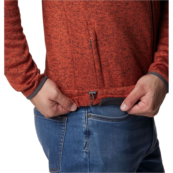 Veste polaire randonnée COLUMBIA SWEATER WEATHER FULL ZIP WARP RED HEATHER/SHARK