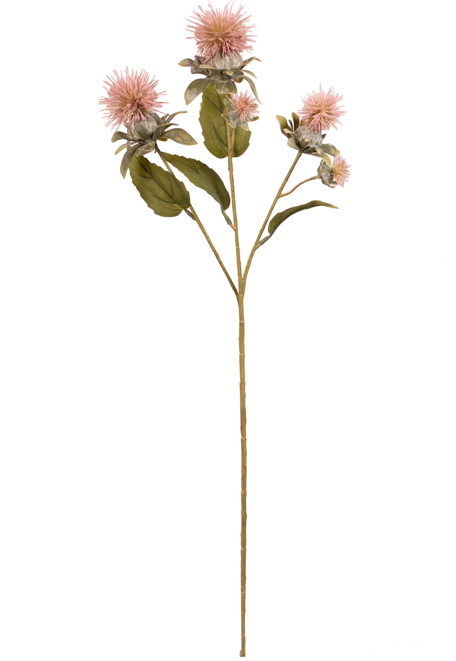Louis Maes kunstbloem Distel roze 66 cm