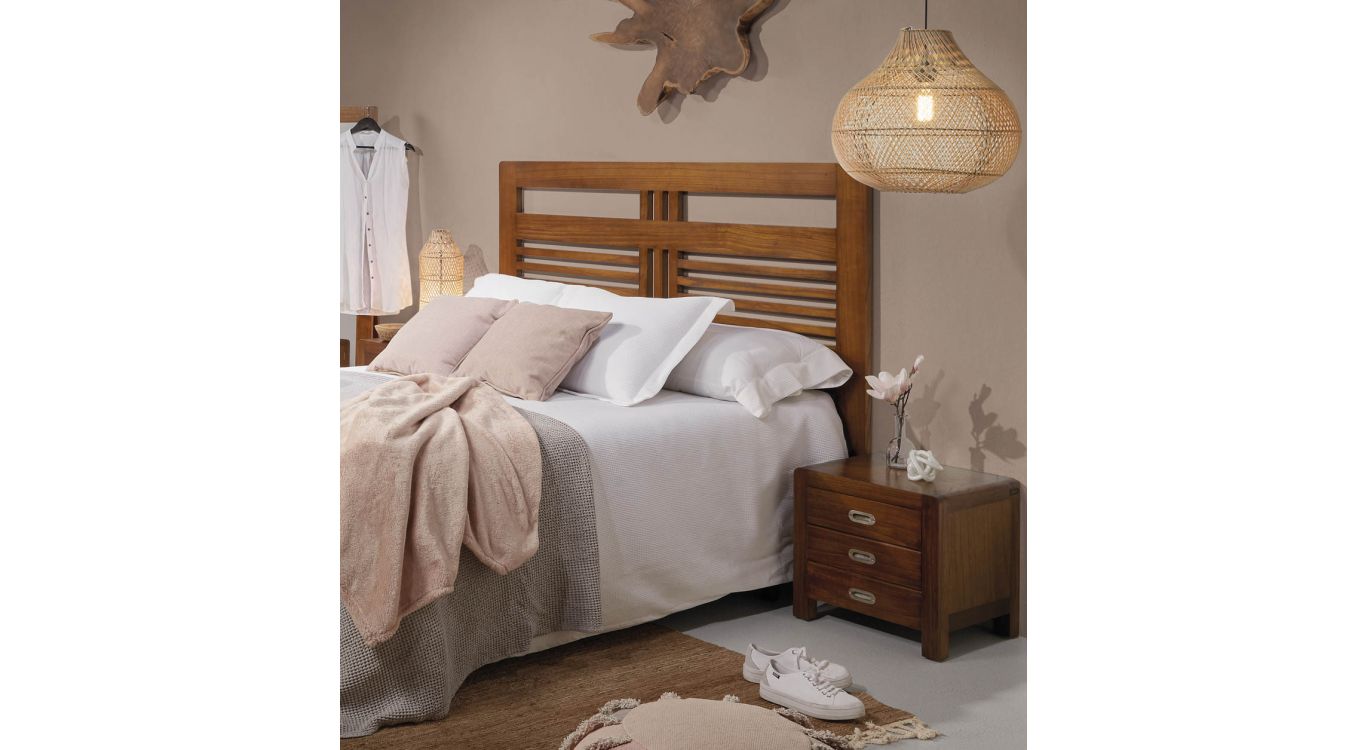 Tête de lit bois marron 165x3x135cm