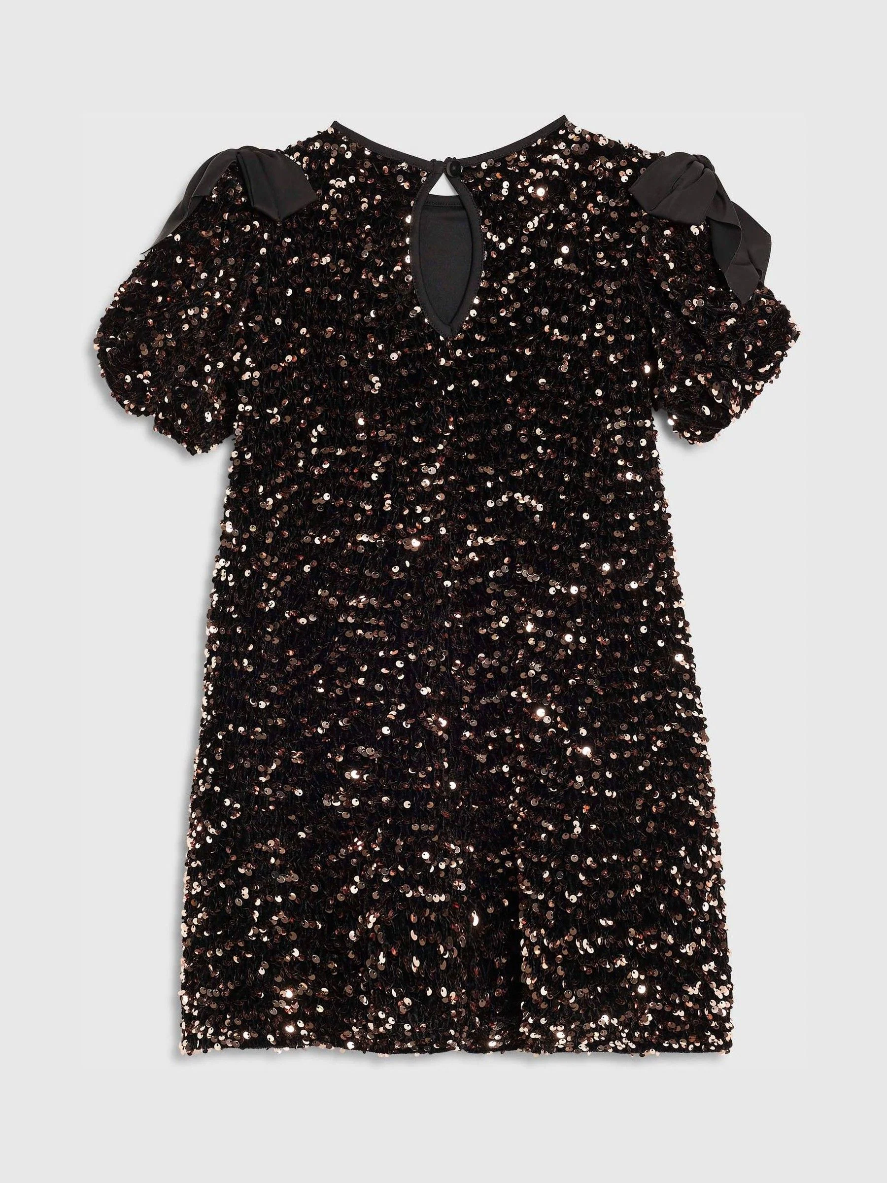 River Island Sequin Bow Dress